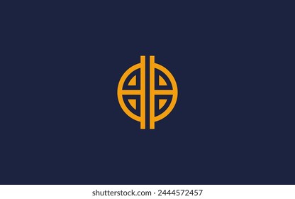 letter bb with coin logo icon design vector design template inspiration