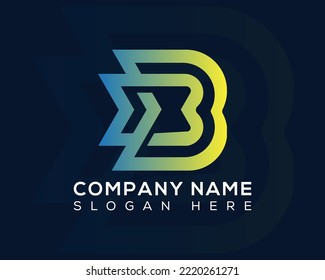 letra bb icono de diseño de logotipo creativo.