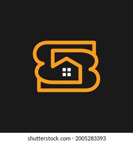 Letter BB Home Logo Design
