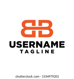 letter bb logo design Creative  vector minimalist