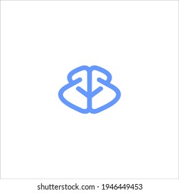 signo vectorial de diseño de logotipo BB de letra