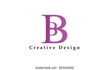 Letter BB logo icon design template elements