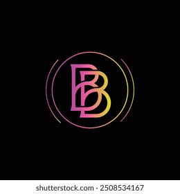 Letra BB ícone de logotipo elementos de modelo de design