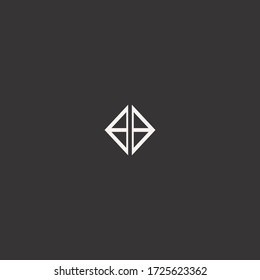 Letter BB logo icon template design in Vector illustration