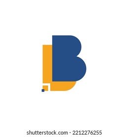 Letter bb logo simple fonts lettering