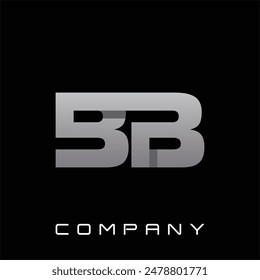 Letter BB Modern Simple Typography Technology Icon Logo