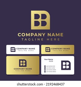 Letter BB Monogram Logo, Suitable For Any Business With BB Initials.