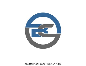 Letter BC Circle Logo Design