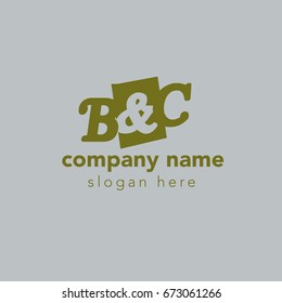 Letter B&C Element Logo Template