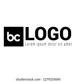 letter bc logo concept. Designed for your web site design, logo, app, UI