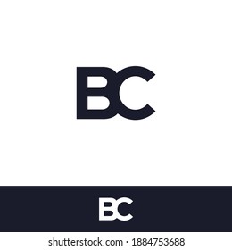 Letter BC Logo Design Vector