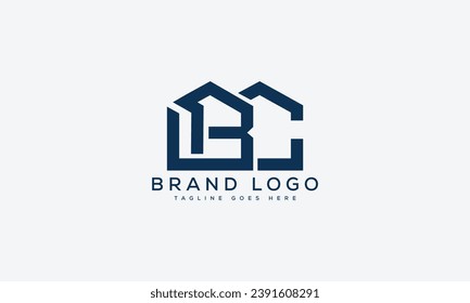 letter BC logo design vector template design for brand