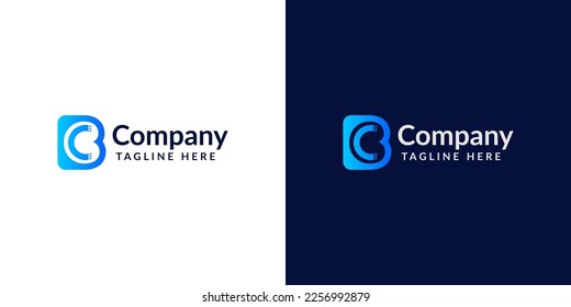 Letter BC Modern And Creative Logo Design, BC Lettering Logo,