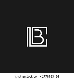 Letter BC Square Monogram Abstract Creative Business Logo