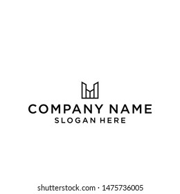letter bd building logo design vector illustration template