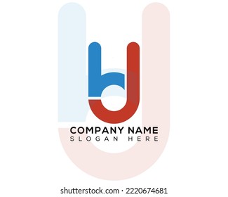 letter BD logo design icon.