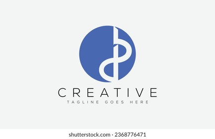 Letter BD logo design template vector illustration