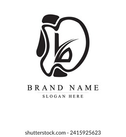 Letter BD Logo Template Design, DB Vector Illustration Design Editable Resizable	
