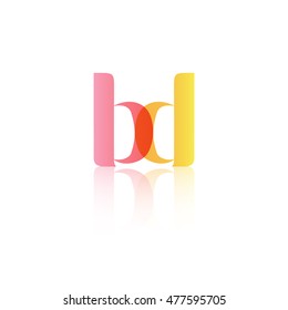 Letter BD that can be used as initial logo