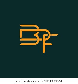 Letter BDF Line Monogram Abstract Creative Business Logo