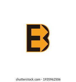 letra ser flecha abstracta logo de diseño geométrico colorido vector