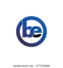 El vector de diseño del icono de la carta debe ser un círculo. ilustración vectorial de logotipo monográfico