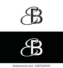 Letter BE luxury modern monogram logo vector design, logo initial vector mark element graphic illustration design template