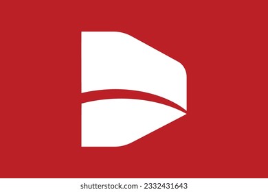 Diseño del logotipo de la línea de pájaro beak carta. Plantillas de diseño de logotipo abstracto vectorial. Usable para logotipos de empresas y marcas. Elemento de plantilla de diseño de logotipo de vectores planos