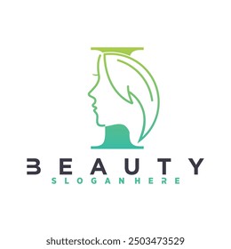 Letter I beauty hair logo design