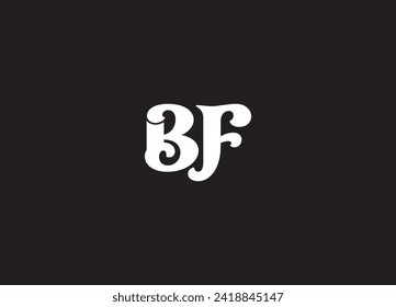 Letter BF or 3F monogram logo with business card design