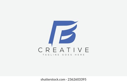Letter BF logo design template vector illustration.