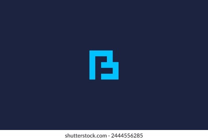 letter bf with square logo icon design vector design template inspiration