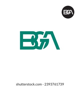 Letter BGA Monogram Logo Design