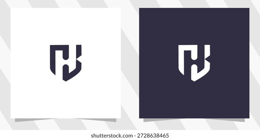 Buchstabe bh hb Logo-Design-Vektor