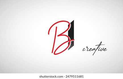 Letter BI Creative Clean Logo Design