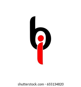 letter b,i logo vector
