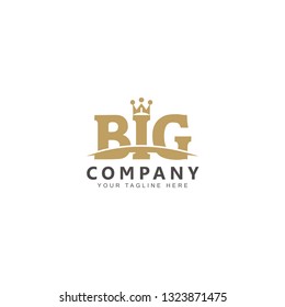 Letter BIG KING Logo Design Inspiration