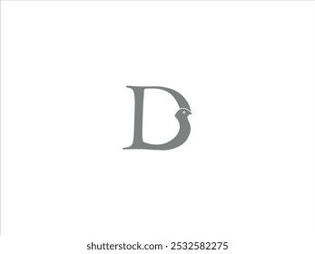 Letter bird logo concept vector illustration