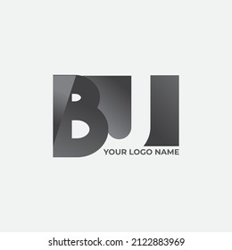 Letter BJ Logo Design Template