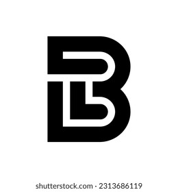 Letter BL creative monogram logo