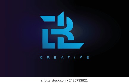 Letter BL logo design creative custom clean two alphabet logo
