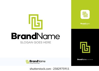 Letter BL logo design, icon symbol BL vector illustration simple and modern design template, Usable for Growing Business, Branding, Identity, Marketing, etc that Related with Letter BL.