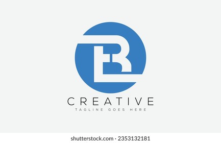 Letter BL logo design template vector illustration.