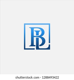 Letter BL Vector