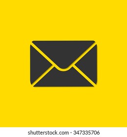  letter black icon in yellow background