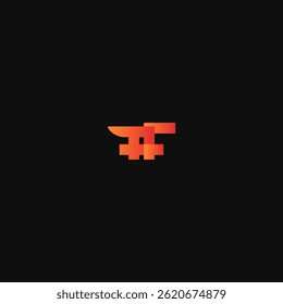 letter A blacksmith vector illustration