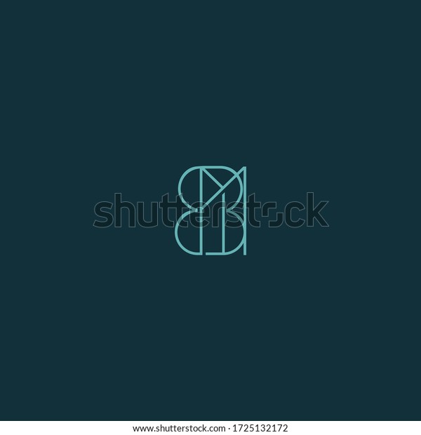 Letter Bm Mb Bmb Bbm Unique Stock Vector (Royalty Free) 1725132172 ...