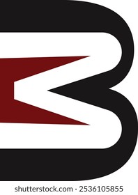 Letra BM ícone de logotipo moderno elementos de modelo de design.