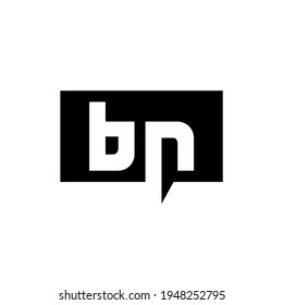 the letter BN. vector logo monogram alphabet minimalist design