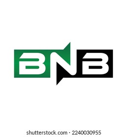 Letter BNB Initial Logo Design svg